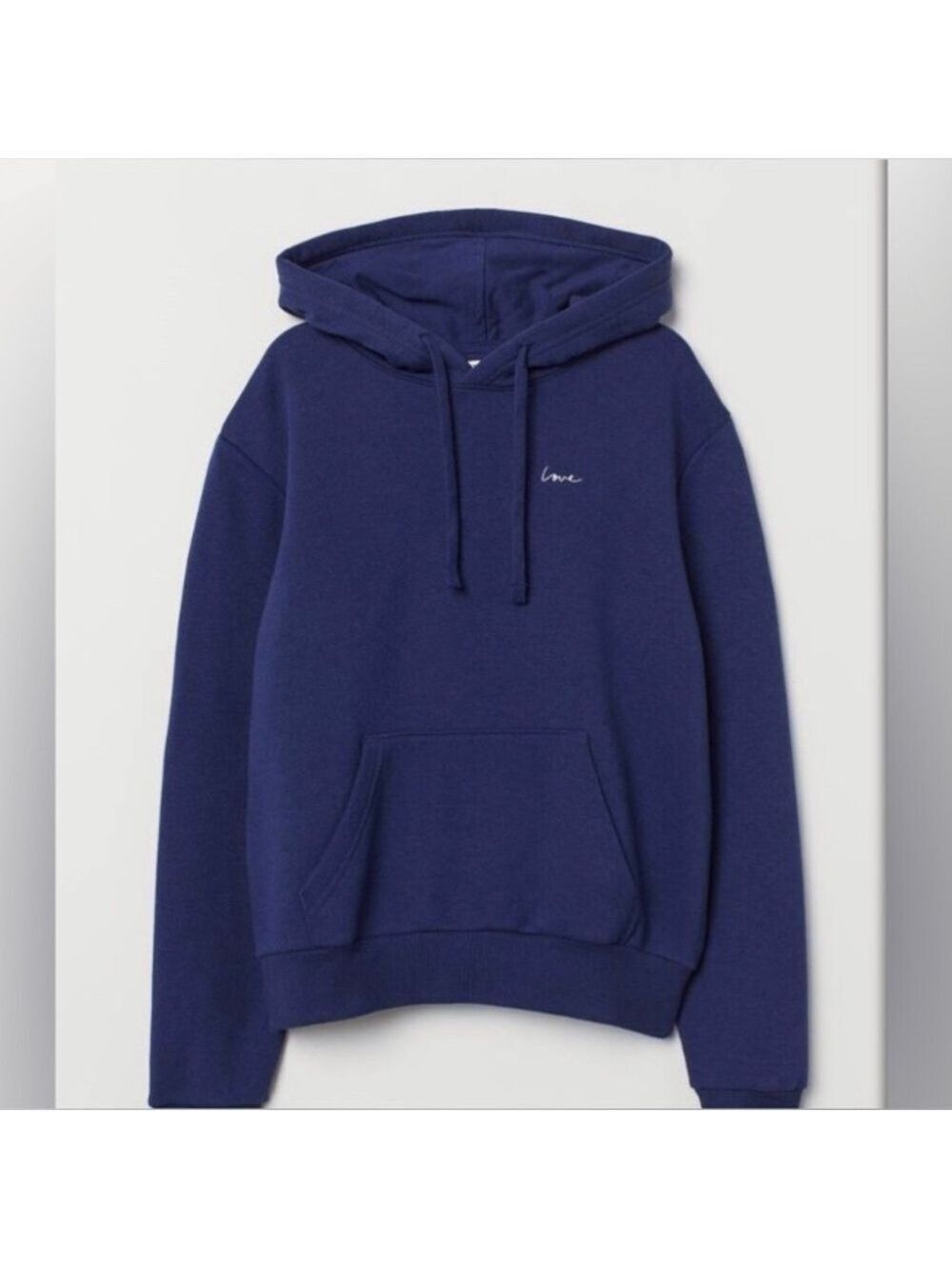 47.Divided Love Navy Hoodie. Medium